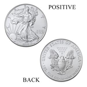 عملة معدنية فضية تذكارية مستديرة غير مغناطيسية لطائر النسر الأمريكي 2021-2025 للجمع - Product Image 1