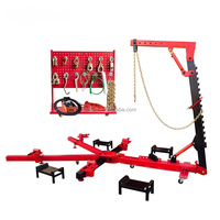 Banc de réparation de carrosserie automobile avec machine à châssis et table de traction pour débosselage, équipement de réparation de châssis automobile