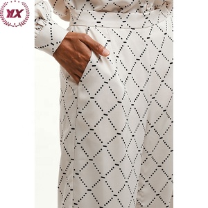 Conjunto de ropa islámica moderna e informal <span class=keywords><strong>para</strong></span> mujer, conjunto de 2 piezas con Top y pinturas, gran oferta - Product Image 2