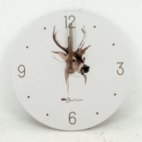 Horloge murale ronde en bois de 12 pouces, chiffres gravés au laser, style moderne et simple avec aiguilles en bois