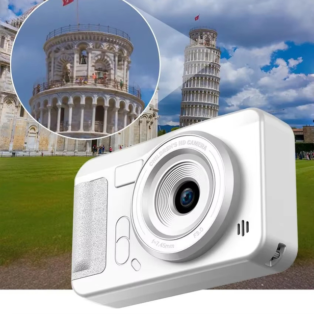 4K Digital Camera 44 Megapixels High-Definition Photography Travel Selfie Camera Entry-Level Small Students Campus Selfie Camera