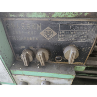 Mesin bubut logam horisontal kecil bekas mesin bubut bekas Shanghai