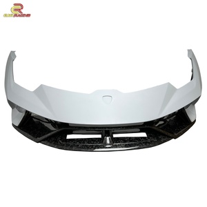 กันชนหน้าไฟเบอร์คาร์บอน2014-2018 LP610สไตล์ Perforante กันชนหน้าคาร์บอนไฟเบอร์ปลอมแปลงครึ่งหนึ่งสำหรับ LP580 lambo Huracan - Product Image 1