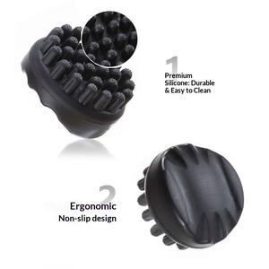 उच्च गुणवत्ता वाले प्लास्टिक कंघी मुड़ा कर्लिंग उपकरण स्पंज शैम्पू ब्रश बाल मोड़ स्पंज कर्लिंग बाल ब्रश - Product Image 5