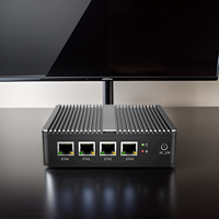 Mini PC Industrial Sin Ventilador J1900, 8GB DDR3, 128GB SSD, J5005/N2840/E3825, 4xi211 Ethernet, Servidor Industrial Integrado