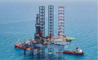 Plateformes pétrolières offshore et équipements de forage de champs pétrolifères