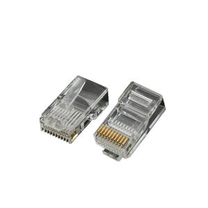 Conector de Cable de Red RJ45 de 10 Pines, Sin Blindaje, Compatible con RoHS, Cable de Conexión Gigabit - Product Image 1