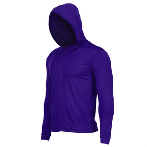 Ropa Deportiva Unisex a la Moda, Talla Grande, con Cierre Frontal, Manga Larga, Corte Ajustado, Sudadera con Capucha, Ropa de Gimnasio de Secado Rápido, Transpirable, con Patrón 3D - Product Image 3