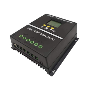 Tự động <span class=keywords><strong>MPPT</strong></span> PWM năng lượng mặt trời <span class=keywords><strong>CHARGE</strong></span> <span class=keywords><strong>CONTROLLER</strong></span> 100A 12V/24V 36V 48V 60A Battery Charger với màn hình LCD hiển thị & dual cổng USB - Product Image 1