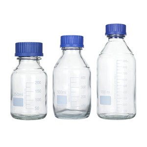 Flacon de Réactif en Verre Borosilicate Transparent Ambré 25ml 50ml 100ml 250ml 500ml pour Usage en Laboratoire - Product Image 3