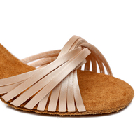 L255 nouveau style impression mode dames latine chaussures de danse de salon