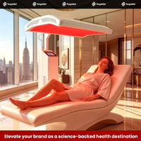 Cama Inteligente de Terapia de Luz Roja de Cuerpo Completo con Pantalla Táctil, 1280 LED, 260mW/cm², para Bienestar y Recuperación en el Hogar