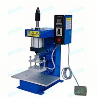 Semi-automática numericamente controlada Desktop Hot Foil Stamping Machine para Embossing Logos em couro, papel e plásticos