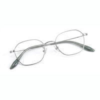 Gafas de Titanio de Alta Calidad y Ligeras con un Elegante Estilo Ejecutivo para Hombres y Mujeres, Monturas Ópticas para Lectura