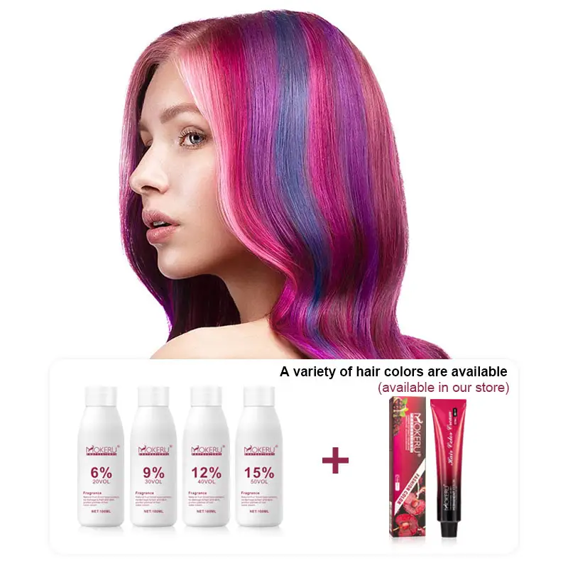 Factory 100mL Professional Salon Hair Dye Peroxide 6% 9% 12% 15% Hair Color Developer Hair Oxygen Cream