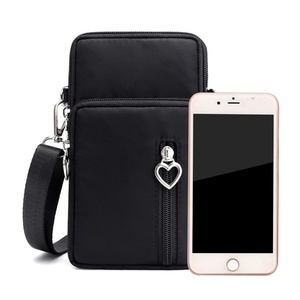 Waterproof PU Crossbody Mobile Phone Shoulder Bag with Chains Decoration Women's Phone Wallet Case for iPhone 13 Pro - Product Image 1