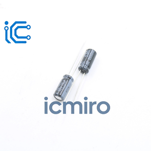 Condensateur électrolytique en aluminium icmiro 10uF 50V polarisé radial à montage traversant - Product Image 1