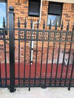 Home Security Outdoor Aluminum Alloy Modern Picket Fence Anti-climb Rustproof Easily Assembled 6 Feet