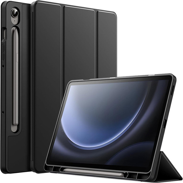 Built-in Pencil Slot Auto Sleep Wake Foldable Stand Anti-Scratch Protective Case for Samsung Galaxy Tab S9/S10FE/S11 11Inch