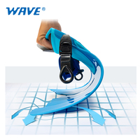 Vague sport fins sports aquatiques enfants mono fin queue de sirène nageoire de natation queue de sirène pour natation flipper
