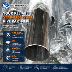 Tubería de Acero Inoxidable 316Ti 317L N.° 1 Laminada en Caliente de 88.9mm y 5.0mm para Soldadura, GB T14976, para Construcción - Product Image 1