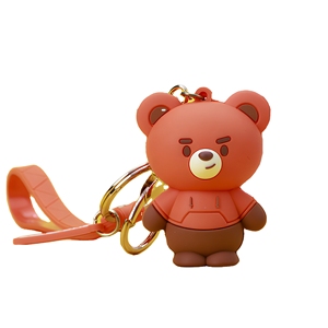 Regali Aziendali Personalizzati: Portachiavi 3D in PVC Morbido a Forma di Orso, Portachiavi con Personaggi Anime e Portachiavi Personalizzati in PVC Morbido a Forma di Mascotte - Product Image 1