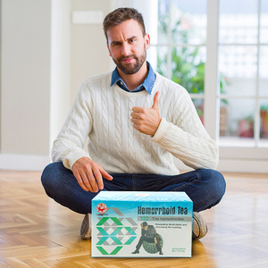 LongHai Hemorrhoid <b>Tea</b> 20 <b>Tea</b> Bags Herbal Health <b>Tea</b> <b>Box</b> Packaging Dissipating Blood Stasis Eliminating Swelling - Product Image 2