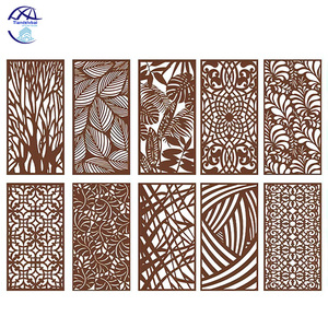 Paneles de pantalla de aluminio de privacidad de metal perforado decorativo de diseño moderno para aplicación de hotel - Product Image 3