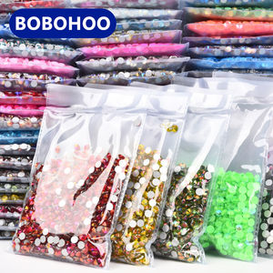 BOBOHOO gros verre Flatback strass SS6-SS30 mélangé couleurs spéciales Flatback pierres de cristal pour la conception de bricolage - Product Image 1