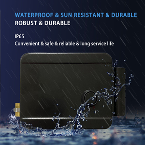 보안 지능형 디지털 키 지문 암호 와이파이 IP65 야외 림 ttlock 전면 도어 잠금 Cerradura intelligente - Product Image 4