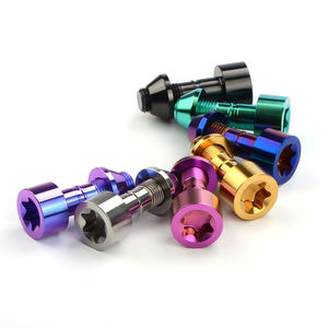 Vis de roue en titane TITST <span class=keywords><strong>Gr</strong></span>.5 à tête Torx, siège à bille, M14*1.5*28-45mm pour VW AUDI, voiture de course, automobile, moyeu de roue - Product Image 2