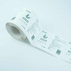 Tùy chỉnh in không thấm nước Glossy Vinyl dính nhãn cho mỹ phẩm/Chăm sóc da chai & container - Product Image 3