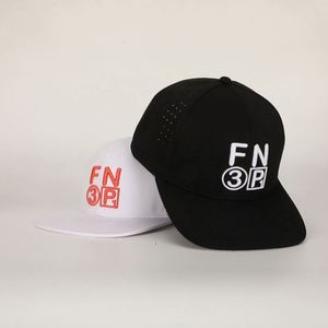 Gorra Deportiva OEM de 6 Paneles Unisex 100% Poliéster con Cierre a Presión, Impermeable, con Orificios Perforados con Láser y Bordado 3D para Uso en Exteriores - Product Image 6