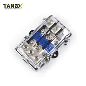 1 in 3 Out Auto Audio Fuse Holder Mini Inline Car Fuse Holder Distribution Block Waterproof Fuse Holder
