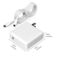 Chargeur mural portable blanc en gros TYPE C Adaptateur secteur 61W Chargeur USB-C pour ordinateur portable Apple Macbook Pro Air
