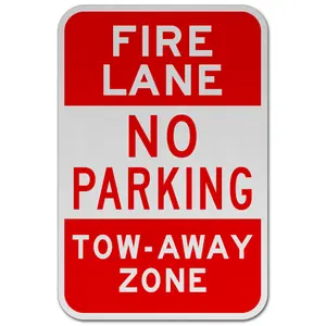 热销铝安全警告警报禁止停车标志