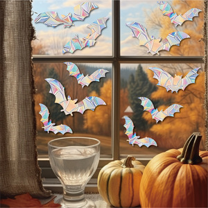 Grand soleil arc-en-ciel fenêtre décalcomanies autocollants oiseau <span class=keywords><strong>anti</strong></span> grève <span class=keywords><strong>collision</strong></span> fenêtre autocollant - Product Image 2