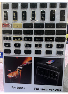 On Off chuyển đổi 12V 24V bề mặt bảng điều chỉnh tuôn ra núi kép 2.4A 4.8A nhanh chóng sạc đôi cổng van huấn luyện viên xe buýt ghế USB sạc ổ cắm - Product Image 4