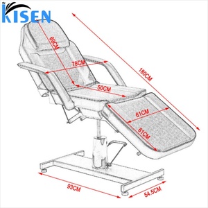 KISEN Cheap Beauty Spa Electric Therapy Chiropractic <b>Table</b> Examination Couch Bed Massage Physiotherapy Foldable Facial Chairs - Product Image 5