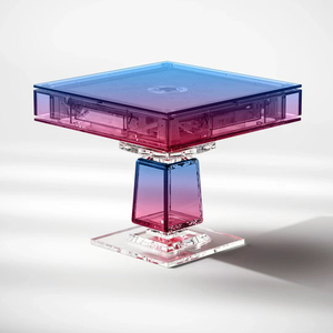 <span class=keywords><strong>Table</strong></span> de <span class=keywords><strong>Mahjong</strong></span> Automatique en Acrylique Multifonctionnelle de Luxe de Style Moderne pour Club Salle de Jeu ou Divertissement en Famille - Product Image 2