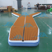 Station d'accueil gonflable flottante pour Yacht, plateforme d'île de loisirs, ponton gonflable en forme de Y pour Jet-Ski et stationnement de bateau, à vendre