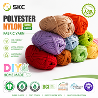 Fil mélangé polyester-nylon OEM ODM, teinture écologique, haute ténacité, pour tricot à la main, couture, broderie, bricolage