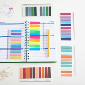 Notas adhesivas de papelería de dibujos animados para estudiantes en la oficina Memo clasificado N veces marca publicada mensaje índice pegatina Memo Nota de Estudiante - Product Image 3