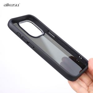 Coque de téléphone transparente givrée en TPU antichoc, coque de téléphone 3D transparente en époxy, impression UV pour iPhone 16 15 14 13 Pro Max - Product Image 6