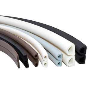 Tira de sellado de goma para puertas en forma de P E I D, tiras de espuma autoadhesivas EPDM - Product Image 5