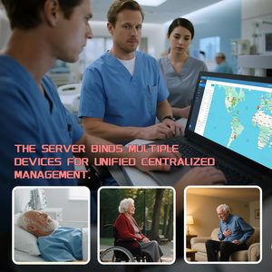 Alzheimer GPS Tracker 4G người cao tuổi xem SOS nút người lớn đồng hồ báo thức Vòng đeo tay người cao tuổi khẩn cấp Vòng đeo tay sức khỏe đồng hồ cho người cao tuổi - Product Image 5