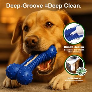 Jouet à mâcher pour chien en nylon TPR, design os, durable et indestructible, vente en gros du fabricant, nouveauté - Product Image 3