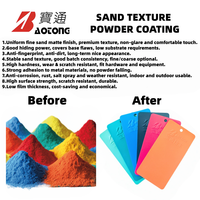 Peinture en poudre polyester BAOTONG à texture sable mat pour meubles, bateaux, voitures - Application par pulvérisation, vernis électrique