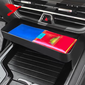 Accesorios Interiores para Automóvil <span class=keywords><strong>VW</strong></span> Volkswagen Tiguan III / Passat B9 2024 2025, Caja de Almacenamiento para Consola Central y Tablero, Color Negro, 1 Pieza - Product Image 4