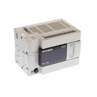 Controlador Lógico Programable (PLC) Mitsubishi FX3U-64MR/ES-A con 64 Salidas de Relé para Automatización Industrial
